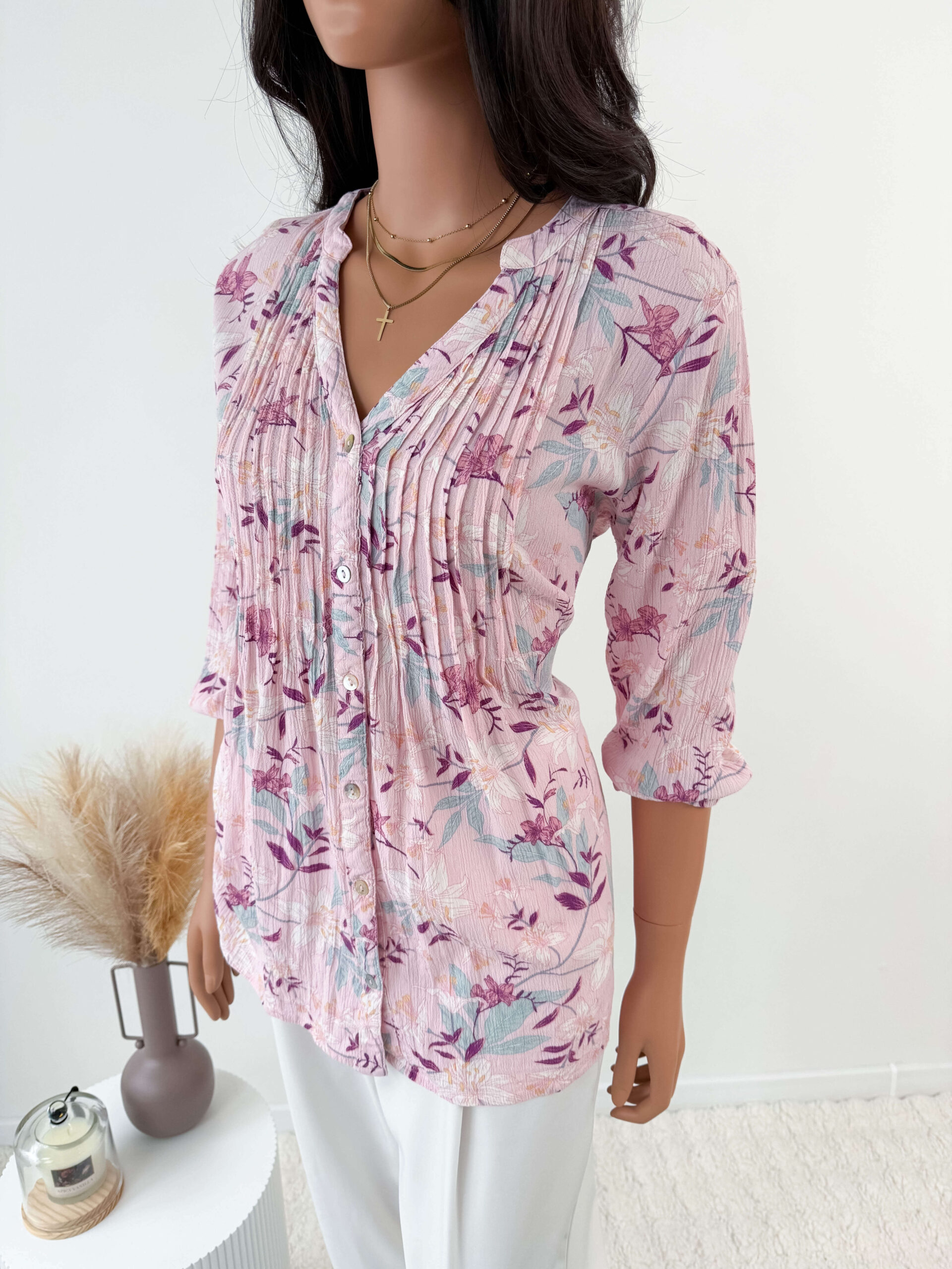 Koszula długa floral vintage – Cotton Traders