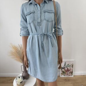 Sukienka koszulowa ciążowa denim – Esmara
